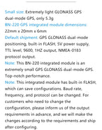 BN‑180 BN‑220 BN‑880Q GPS Module GNSS Receiver Module GPS GLONASS BDS Dual Mode Positioning Module PPS Timing
