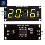TM1637 LED Display Module for Arduino 4 Digit 7 Segment 0.56 inch Time Clock Indicator Tube Module Red Blue Green Yellow White