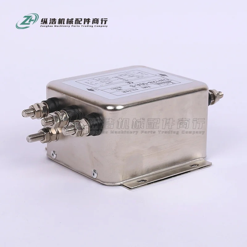 CW12B-60A-S 3 Phase EMI Filter 380VAC 60A for VFD Servo Inverter Anti-Interference