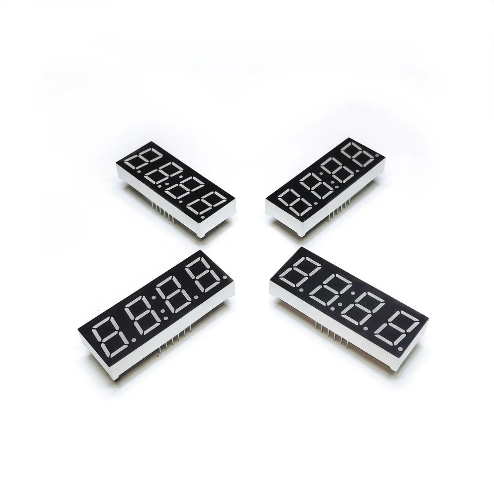 10PCS 0.56-inch 4-digit clock digital tube 50mmX19mm digital display "8" height 14.2mm seven-segment digital tube5462series5465