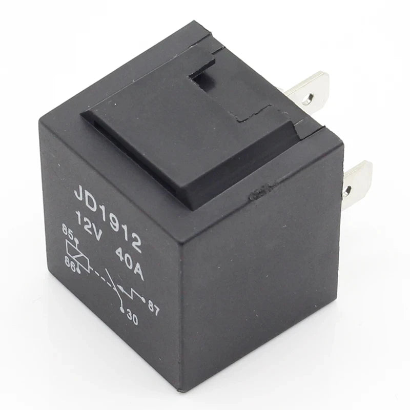 1 pair DC 12V  40 Amp Relay & Wires 40A Auto Automotive Relay Socket
