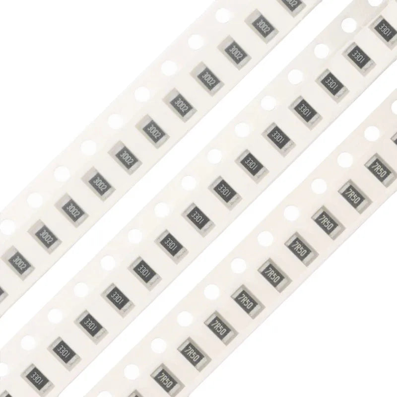 100PCS 1206  SMD Resistor 1% 1 10 100 150 220 330 470 1R~1MΩ 1K 2.2K 3.3K 4.7K 10K 100K 200K 1R 10R 100R 200R 220R 330R Ohm