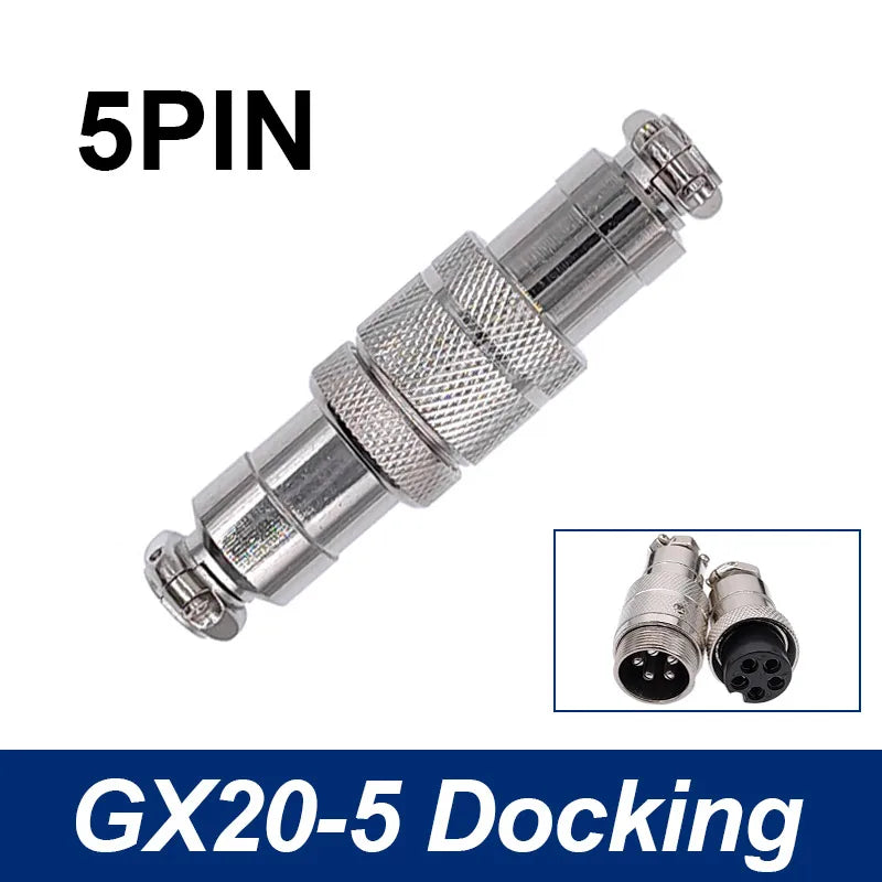 GX20 Docking Aviation Connector 2 3 4 5 6 7 8 9 10 11 12 13 14 15 Pin Male Female Plug Socket Inline Wire Cable Connector Joint