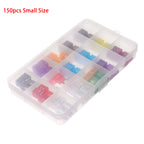 50/80/180pcs 5/10/15/20/30A Car Auto Small and Medium Blade Fuse Motorcycle Boat Truck Automotive Blade Fuse Assortment Set