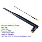 2pcs 868MHz/915MHz 5DBi SMA Male Omni-directional LoRa Antenna with Cable for Meshtastic