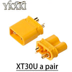 2-5PCS XT30U XT30U-F XT30U-M Connector Male Female Bullet Connector Plug Socket For RC FPV Car Lipo Battery Parts Plug