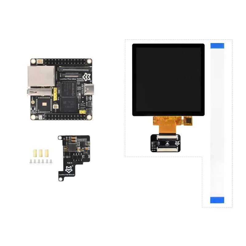 VoltSLuckfox Pico Ultra RV1106 Linux Micro Development Board, Integrates ARM Cortex-A7/RISC-V MCU/NPU/ISP Processors