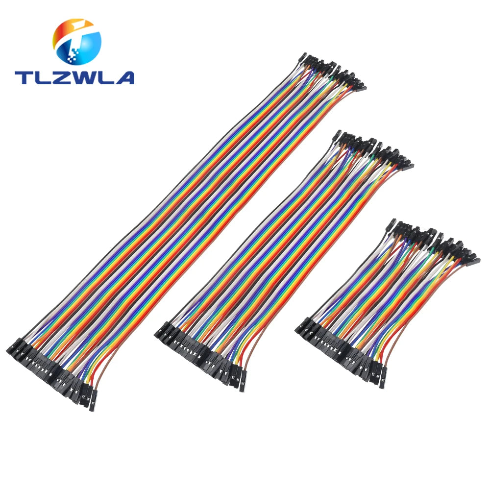 Dupont Line 10/20/30/40CM 40Pin Male to Male + Male to Female and Female to Female Jumper Wire Dupont Cable for Arduino DIY KIT