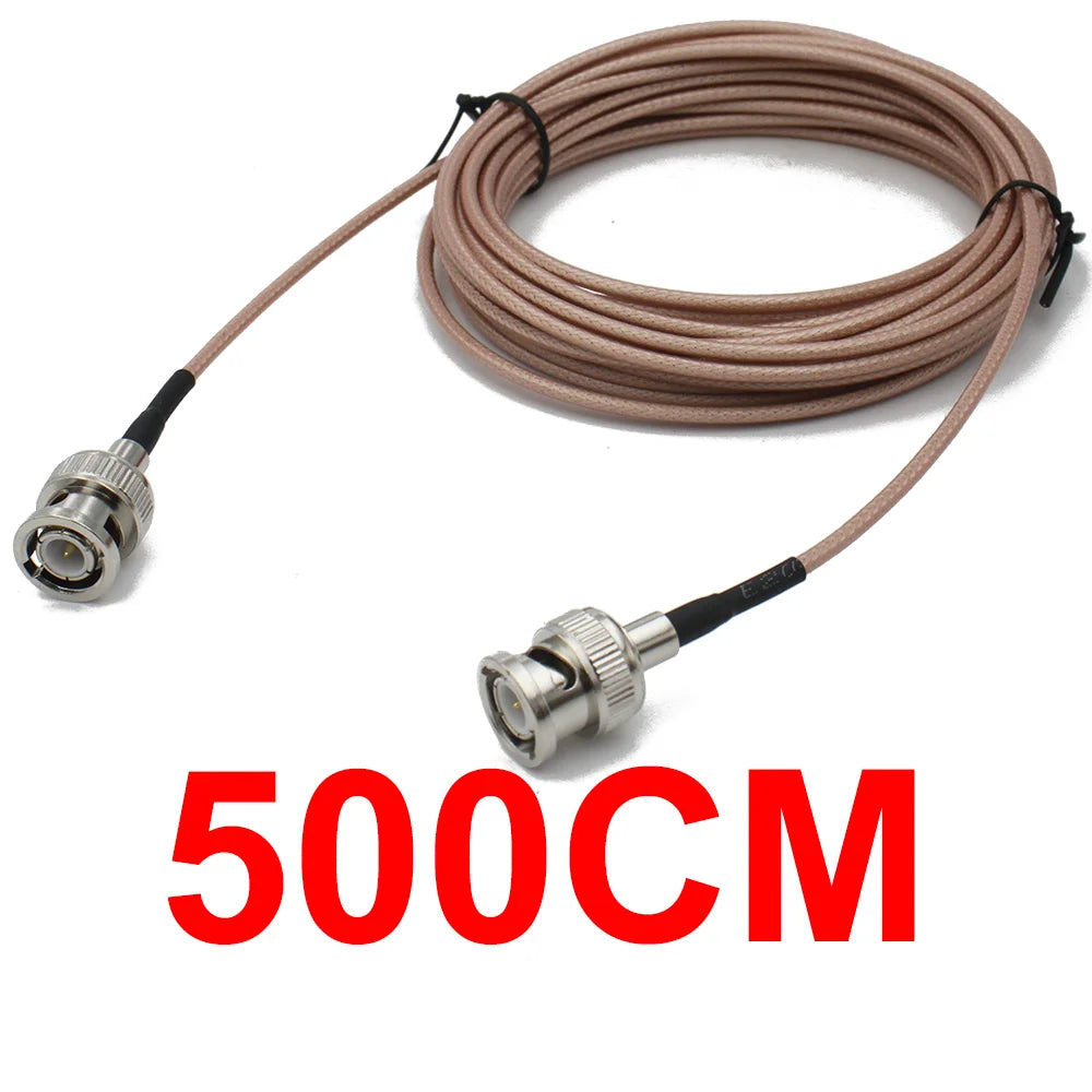 RG316 BNC male to BNC male plug Q9 crimp Pigtail Coax Jumper extension Cable FPV for HD-SDI 3G-SDI Vedio CCTV Camera Camcorder