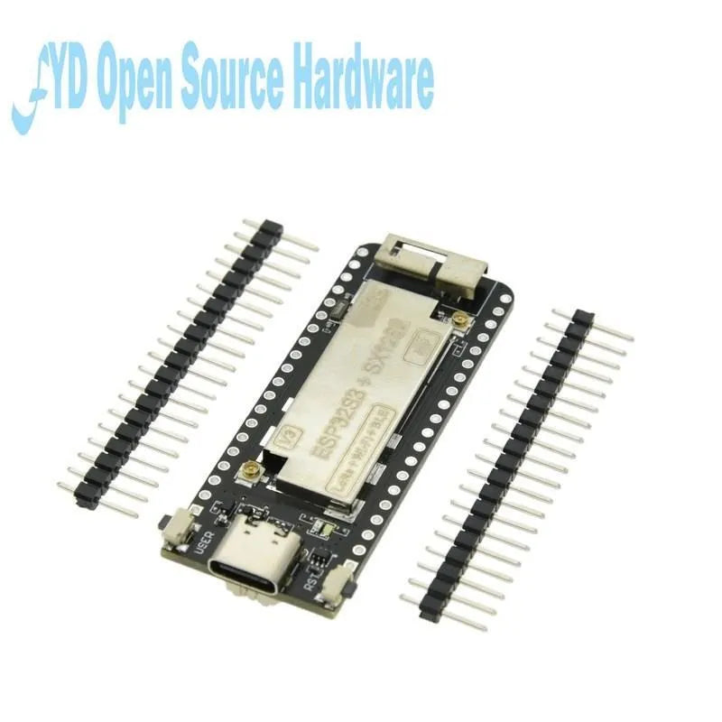For ESP32 SX1276 LoRa Development Board – Wi-Fi BLE + Choose 433MHz or 868/915MHz, with Antenna