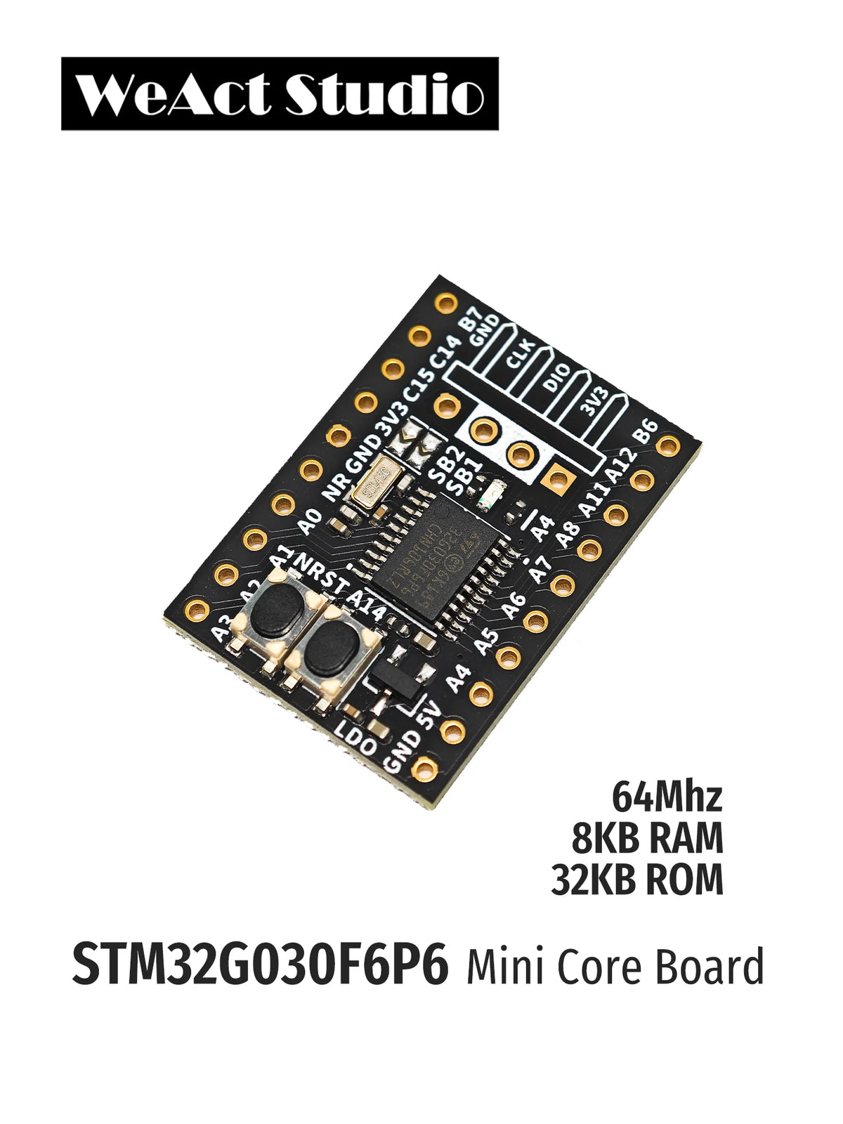 WeAct STM32G030F6P6 STM32G030 STM32G0 STM32 Core Board Demo Board