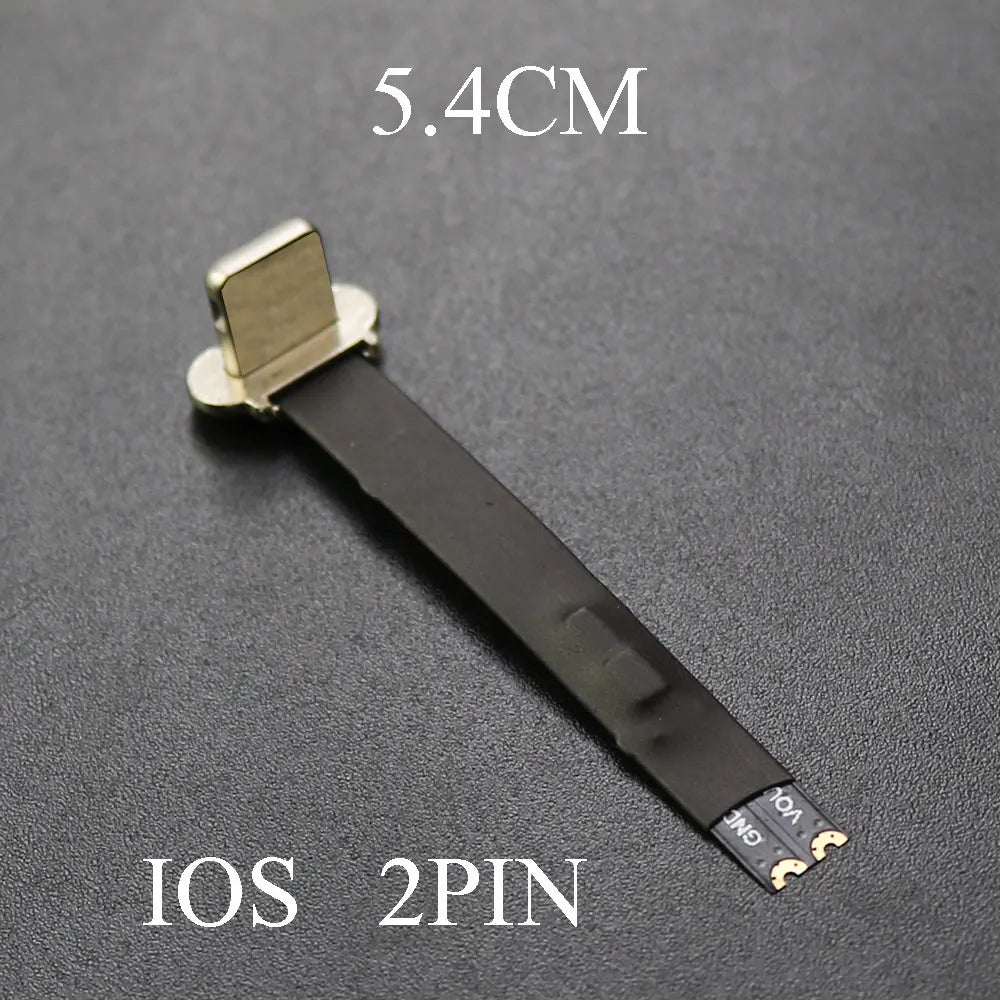 ClTGxDD 1 Piece USB C Type-C FPC 2-Pin 3-Pin with Resistor R1 Soft Flat Cable Male Head Mobile Phone Fast Charging Cable Extensi