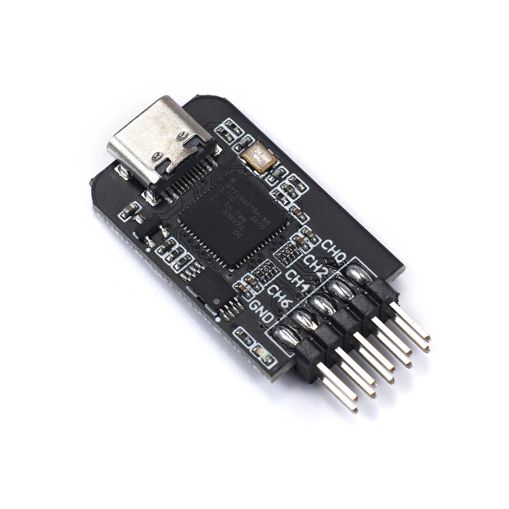Logic Analyzer 16Mhz 24Mhz Sampling 8 Channels Analyzer Development Board Module Type-C Interface MCU ARM FPGA Debugging Tool