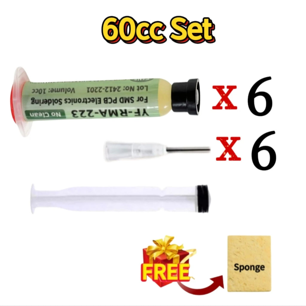 RMA-223 10cc Flux No Clean Flux Soldering Iron Welding Flux Consumer Electronics Repair Solder Paste For Phone LED BGA SMD PGA