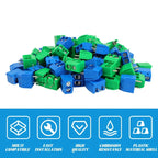 50/200PCS PCB Terminal Block Connector 5mm Straight Pin High Current Plug Assortment Kit KF301 KF306 2Pin PCB Terminal Blocks