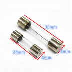 5*20 6*30 Glass Fuse Fast Fuse 250V 0.1A 0.2A 0.5A 1A 2A 3A 3.15A 4A 5A 6A 7A 8A 10A 12A 15A 20A 30A Quick Blow 5x20mm 6x30mm