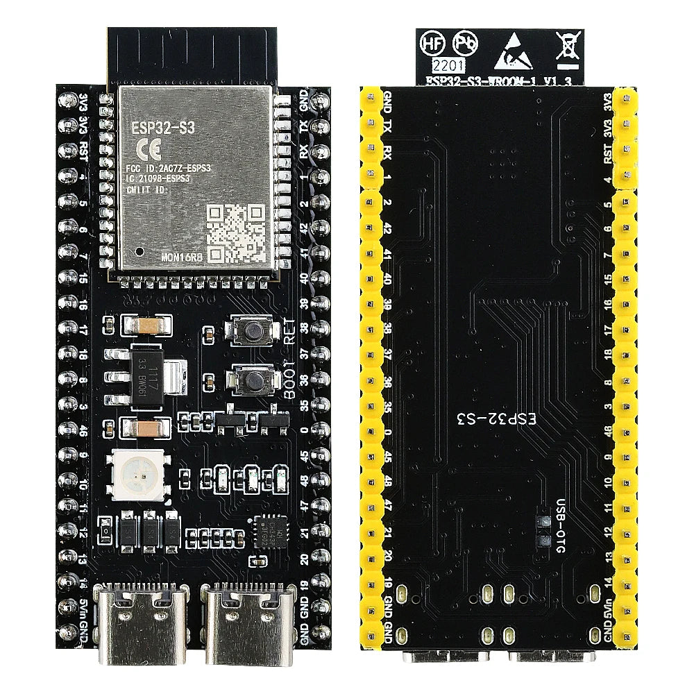 New ESP32-S3 N16R8 Development Board with USB Camera Module Kit 720P 1280*720 1MP 65 Degrees for Android Win 10 11 ESP32S3 IOT