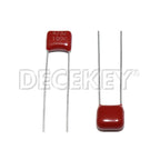 10PCS 100V CBB Polypropylene Film Capacitor 103 104 154 223 224 333 334 393 473 474 10nF 39nF 100nF 220nF 470nF Capacitance Kit