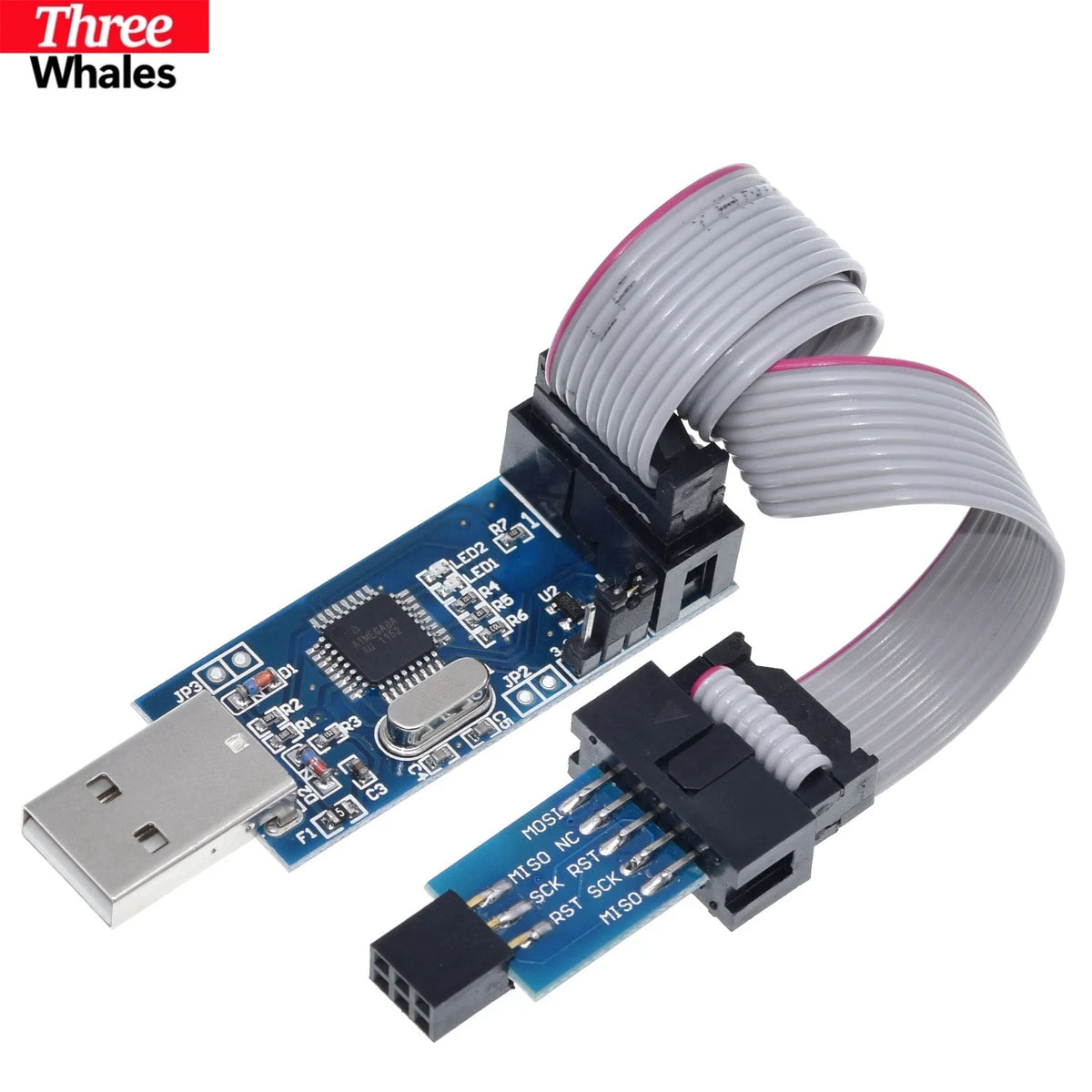 THR 1PCS USBASP USBISP AVR Programmer USB ISP USB ASP ATMEGA8 ATMEGA128 Support Win7 64