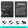 MH-25 EN-EL15 Charger D850 D800 D800E D810 D810E D600E D500 D7000 D7100 D7200 D7300 D7500 D610 D750 V1 Camera Battery Charger