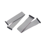 1PCS 1.27MM pitch FC-6/8/10/14/16/20/40/50 PIN 20CM JTAG ISP DOWNLOAD CABLE Gray Flat Ribbon Data Cable FOR DC3 IDC BOX HEADER