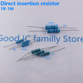 20/10pcs Direct insertion resistor 2W 3W 5W 1r 1.2R 1.5R 1.8R 2R 2.2R 2.4R 2.7R 3R 10K 11K 12K 15K 1k 2k 100k 220k 330k 470k 1M