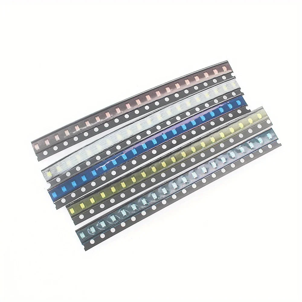100pcs SMD LED 0603& 0805 5-color White Yellow Red Blue Green Digital Products LED Display Screens Electronic Diy Accessories