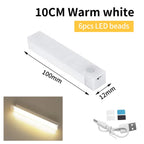 Motion Sensor Light Wireless LED Night Light Rechargeable Night Lamp Closet Cabinet Wardrobe Lamp Kitchen Staircase Backlight