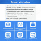 Decibel Meter Noise Sensor Module Tester Transmitter Output TTL RS485 0-3V 30-120dBA 20-12.5kHz High Precision
