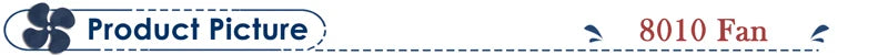 Gdstime 80mm Fan DC 5V 12V 24V 80x80x10MM Brushless Cooling Fan 8010 Double Ball Cooler 8CM Axial Fan for PC Case CPU Cooling