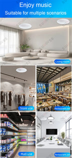 3 Inch Passive Ceiling Speakers 8 Ohm Home Theater Background Music Stereo Sound Embedded Audio System For Kitchen Living Room