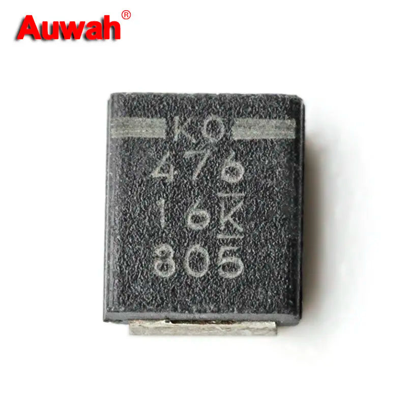 5pcs/lot 16V 47UF T521T476M016APE090 3528 Type B Ultra-Thin SMD Polymer Tantalum Capacitors Low ESR 90mOhms New and Original