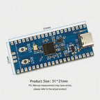 For Raspberry Pi Pico 2 RP2350 USB A Development Board RP2350 Microcontroller Module Type C Interface