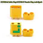 1/2/3/5Pcs XT90S Anti Spark Connector Amass XT90-S XT90H-M Plug Connector Anti-Spark Male Female Adapter For RC Car Lipo Battery