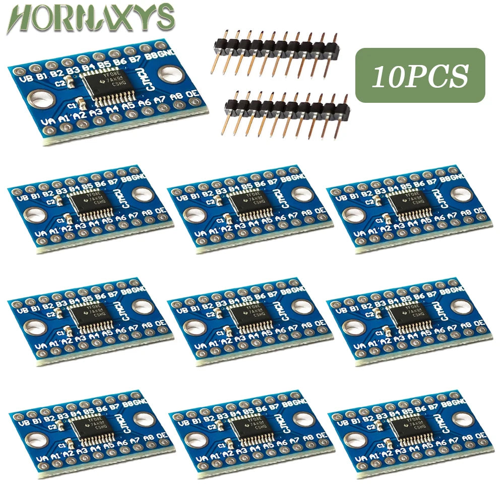 10/1pcs 3.3V 5V TXS0108E 8 Channel Logic Level Bi-directional Converter Module TXB0108 Mutual Convert Module TXS0108