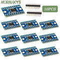10/1pcs 3.3V 5V TXS0108E 8 Channel Logic Level Bi-directional Converter Module TXB0108 Mutual Convert Module TXS0108