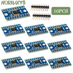 10/1pcs 3.3V 5V TXS0108E 8 Channel Logic Level Bi-directional Converter Module TXB0108 Mutual Convert Module TXS0108