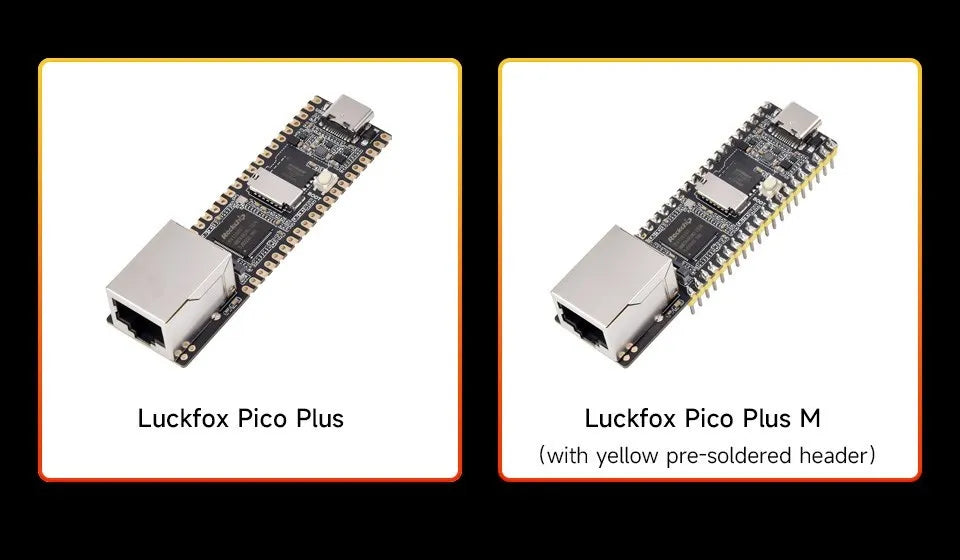 Luckfox Pico Plus,RV1103 Linux Micro Development Board,Integrates ARM Cortex-A7/RISC-V MCU/NPU/ISP Processors,With Ethernet Port