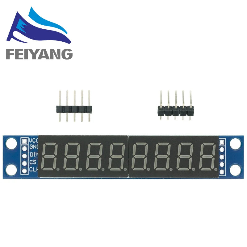 TM1637 4 Bits/TM1638/MAX7219 8 bit Digital LED Display Module 7 Segment 0.36Inch Clock RED Anode Tube Four Serial Driver