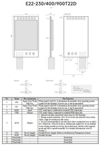 LoRa Module COJXU E22-T Series UART SMD DIP 170/230/433/915/868MHz 22/30/33/37dBm Stamp Hole SMA-K Wireless Module