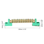 1/2/4Pcs Terminal Ground Bar Screw Block Barrier Brass 4/6/8/10/12 Positions Distribution Terminals Ground Brass Block Connector