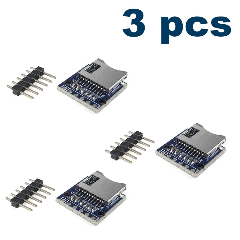 Micro SD TF SD MINI SD Card Reader Module 3.3V 5V SPI Interface with Level Shifter for Arduino ESP32 Raspberry Pi Data Logger