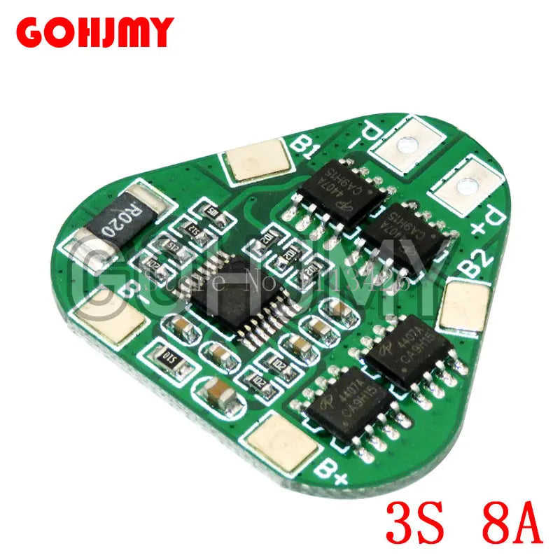 3S 6A 8A 10A 20A 25A 30A 40A 60A Li-ion Lithium Battery 18650 Charger PCB BMS Protection Board For Drill Motor Lipo Cell Module
