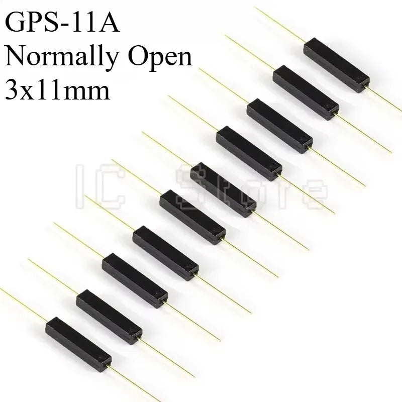100PCS Magnetic Reed Switch Sensor GPS-11 GPS-14A GPS-14B MKA07101 MKA10110 MKA17101 Normally Open Normally Closed NO NC
