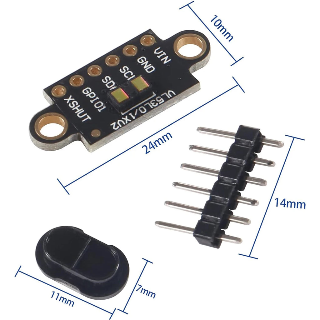 VL53L0X Time-of-Flight Flight Distance Measurement Sensor Breakout 400cm Measurement Extension Board Module for Arduino