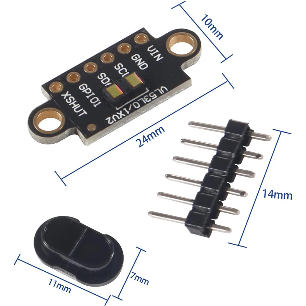 VL53L0X Time-of-Flight Flight Distance Measurement Sensor Breakout 400cm Measurement Extension Board Module for Arduino