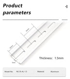 Din Rail Socket Terminal Blocks 35mm X 7.5mm Premium Aluminium NS35 C45/DZ47 Circuit Breakers Industrial Electrical Connectors