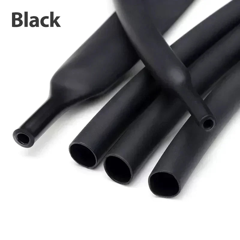 10Meters/50/100M 200M Polyolefin Heat Shrink Tube 3:1 Ratio Adhesive Lined Shrink Ratio Insulated Cable Sleeve
