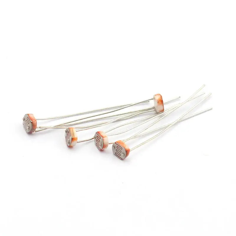 10PCS 5mm LDR Photo Light Sensitive Resistor Photoelectric Switch Sensor 5506 5516 5528 5537 5539 5549 12528  For Arduino