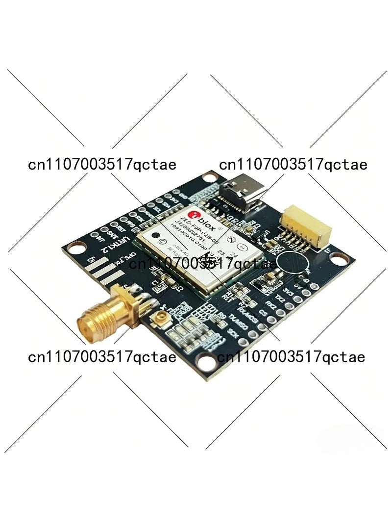 RTK GNSS GPS Receiver Module ZED-F9P with SMA USB Development Board for Drone Navigation Positioning